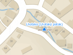 Lhotsko (Lhotský potok)