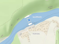 LG odtok VD Kořensko (Vltava)