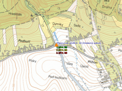 Vřesovice - profil č. 32 (Skalecký potok)
