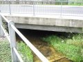 Nízký průtočný profil pod silničním mostem přes Červenovodský potok v obci Červená voda_I
