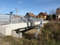 Silniční most a potrubí - pohled proti toku Štěpánovického potoka (ulice Nábřežní, Havlíčkova)