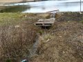 Výtok potoku Roštěnka z vodní nádrže Roštěnka