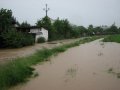 Míškovický potok v době povodní v červnu 2010 - u č.p. 108