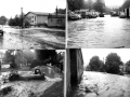Povodeň v obci v roce 1986