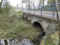 Mostek nad LBP Sychrovského potoka na ulici Pod Hřbitovem - město Dobříš
