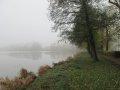 Pohled na Haberský rybník z ulice Brodská