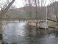 ŽB mostek ke koupališti v Ujčově, ř. km 100,900, místo hlásného profilu kat. C Ujčov, Svratka
