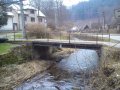 ŽB hospodářský mostek Nedvědička ř. km 1,850, místo hlásného profilu