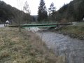 Hodonínka - přístupový most z ocel. nosníků v ř. km 1,790