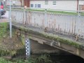 Most s instalovaným hladinoměrem, tok Aleš