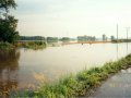 Povodeň z roku 1997 - zaplavené pozemky v území městyse Moravská Nová Ves