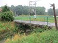 Mostek přes Kyjovku v Mouchnicích u železničního přejezdu