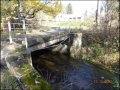 Moravský Beroun - most nad nádražím. Spolu s železničním viaduktem hrozí záchyt spláví.