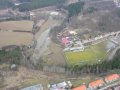 Povodeň na vodním toku Oslava v roce 2005 - letecké snímky Náměště nad Oslavou - 2
