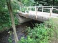 Železobetonová mostní konstrukce na vodním toku Moravská Sázava v ř. km 40,84