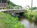 Betonová mostní konstrukce na vodním toku Moravská Sázava v ř. km 40,1