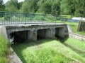 Betonová mostní konstrukce na Jiříkovském potoce v ř. km 0,283 - místo omezující odtokové poměry