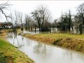 Povodně 2006 - rozlití Tvorovického potoka do zahrádkářské kolonie