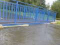 Povodně 2013 - most pro pěší přes Skaličku za OÚ
