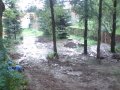 Nespecifikovaná povodeň - následky protržení hráze rybníku v Hořejanech (1)