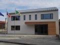 Nová budova obecního úřadu a knihovny v obci Březina