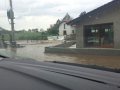 Záběry z povodní v obci Dubenec
