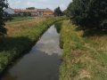 Vodní tok Oskava v části obce Benátky
