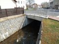 Silniční most na vodním toku Bystřice u objektu č. p. 1