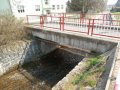 Most na vodním toku Bystřice u objektu č. p. 245/6