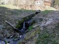 Nekapacitní koryto vodního toku Chrábek z vodní nádrže Hlubňa
