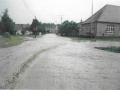 Povodeň 1995 – pohled na Obecní úřad