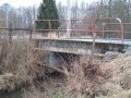 Most přes Dubnický potok na jihu katastru u rybníků