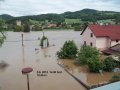 Povodeň na Labi v Malšovicích dne 5. června v 14.00 hod. (hloubka 10,55 m), zdroj: archivní materiály obce Malšovice