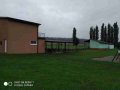 Evakuační místo - fotbalové kabiny za OÚ
